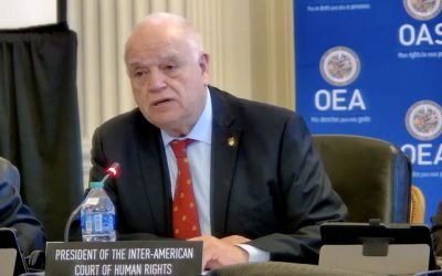Presidente de la Corte IDH se pronunció ante el Consejo Permanente de la OEA sobre situación de Nicaragua