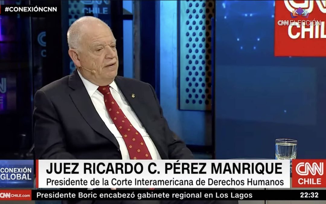 El Presidente de la Corte IDH, Juez Ricardo C. Pérez Manrique, dio una entrevista al programa “Conexión Global Prime” de la CNN